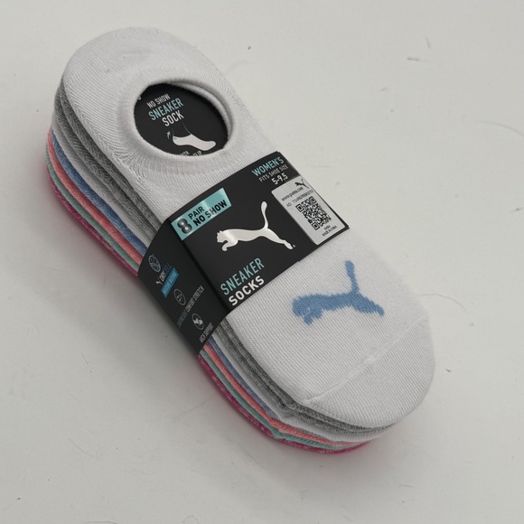 Puma Dry Cell Moisture Wicking Lightweight Comfort Arch Support Socks 5-9.5 - Picture 2 of 6